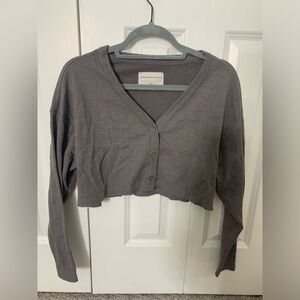 Aeropostale gray cropped sweater. XXS. NWOT